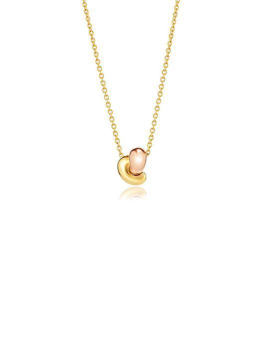 商品hyeres-lor|Etrive 14K Duet Necklace S,价格¥2930,第1张图片