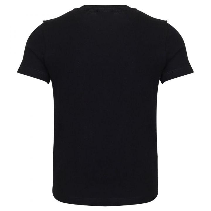 Navy Short Sleeve Logo Print T Shirt商品第3张图片规格展示