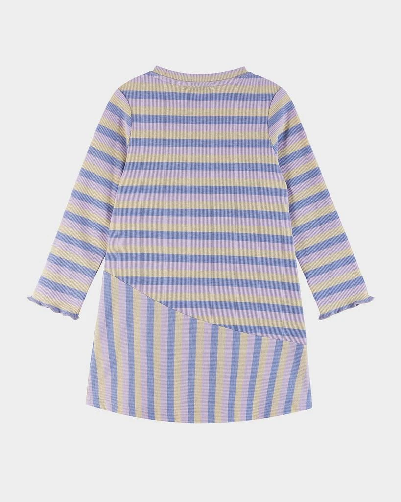 商品Andy & Evan|Girl's Knit Striped Asymmetrical Dress, Size 2T-6X,价格¥461,第2张图片详细描述