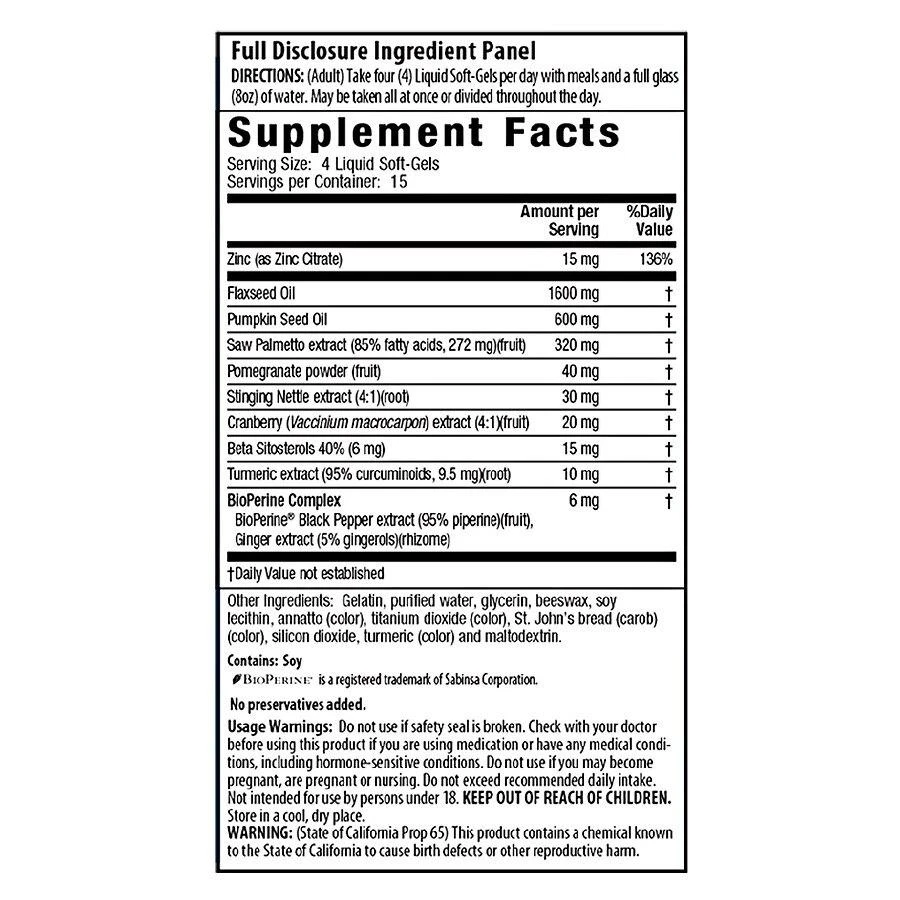 商品Irwin Naturals|Healthy Flow Saw Palmetto,价格¥163,第2张图片详细描述