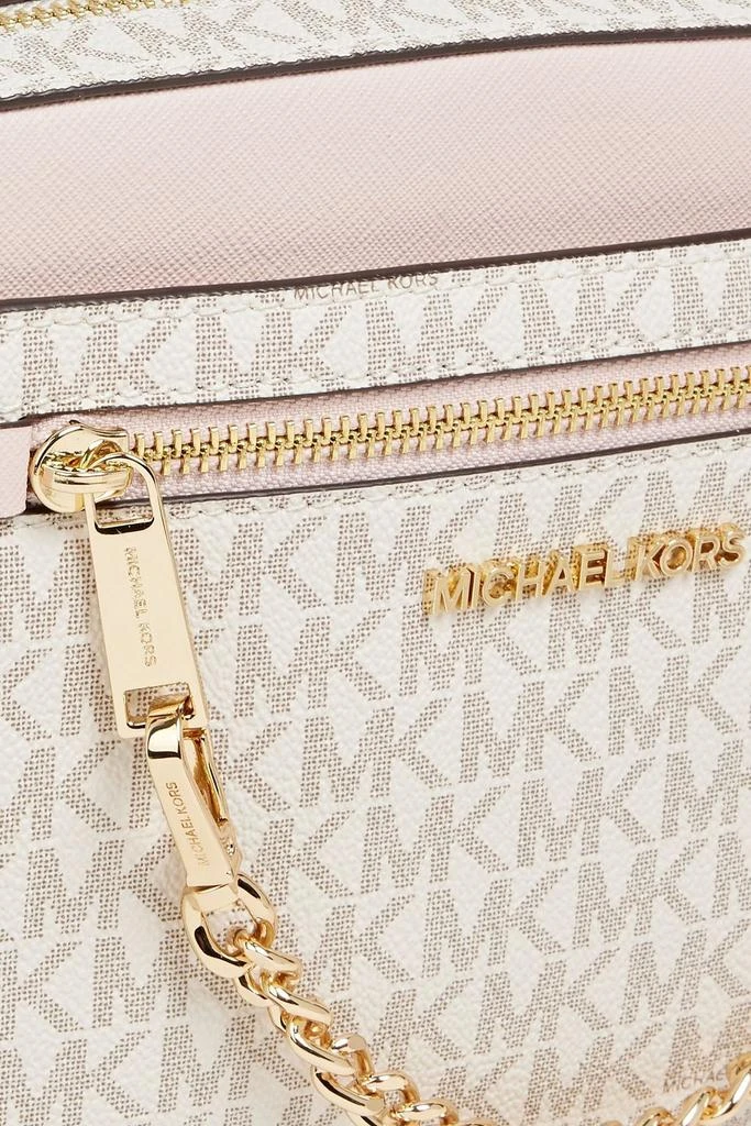 商品Michael Kors|Faux leather-trimmed logo-print coated-canvas shoulder bag,价格¥1427,第4张图片详细描述