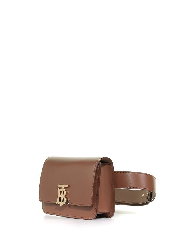 商品Burberry|Malt Brown Tb Leather Bag,价格¥7620,第2张图片详细描述