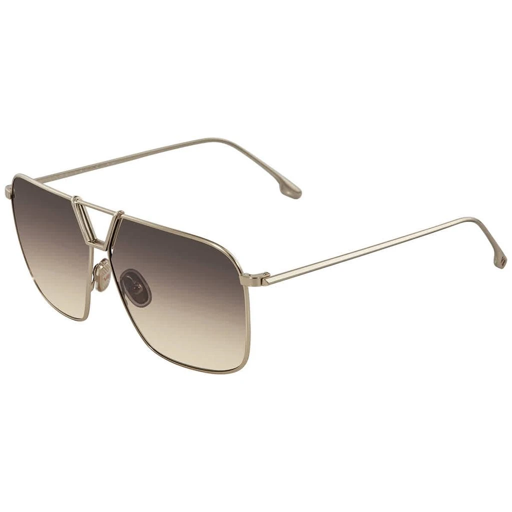商品Victoria Beckham|Brown Gradient Navigator Ladies Sunglasses VB204S 702 60,价格¥525,第1张图片