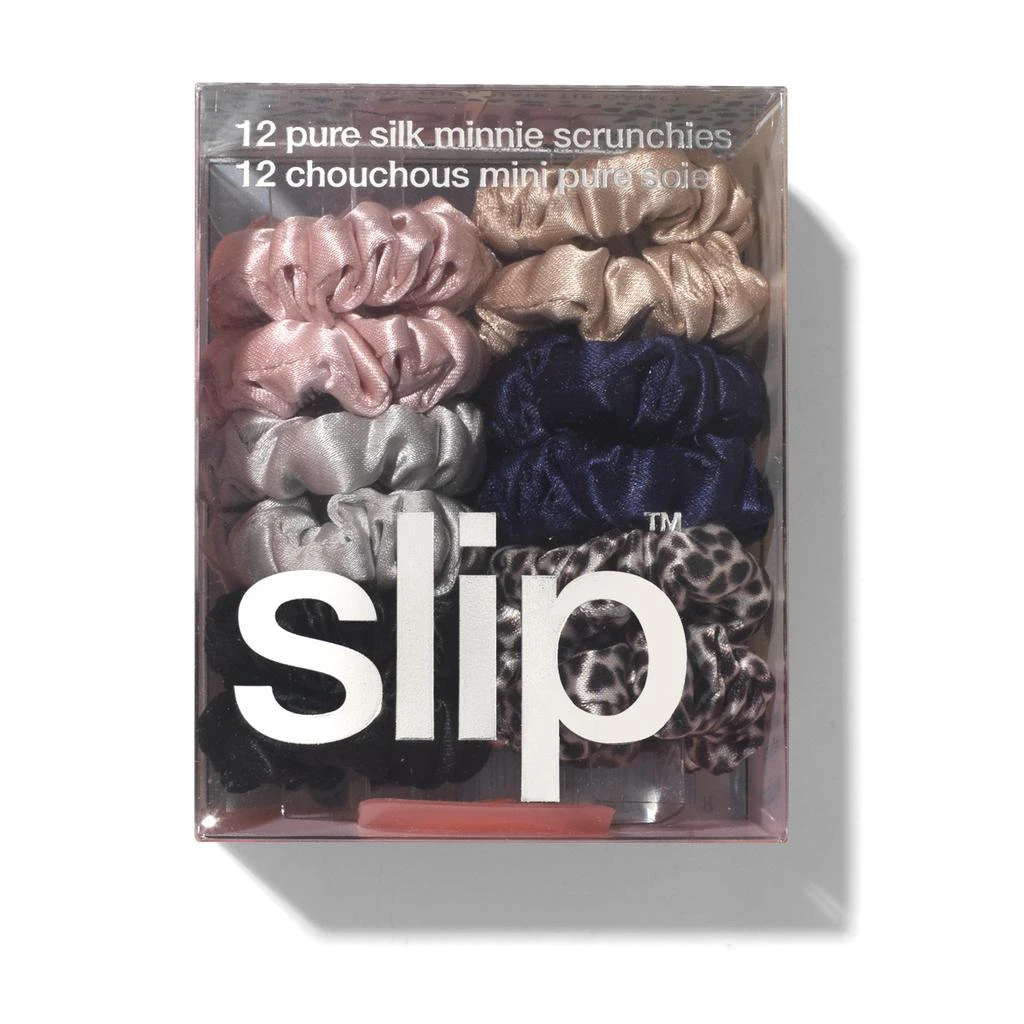 商品Slip|Slip Pure Silk Minnie Scrunchies,价格¥374,第2张图片详细描述