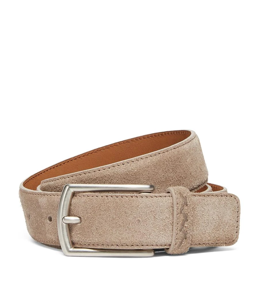 商品Zegna|Suede Belt,价格¥4026,第1张图片