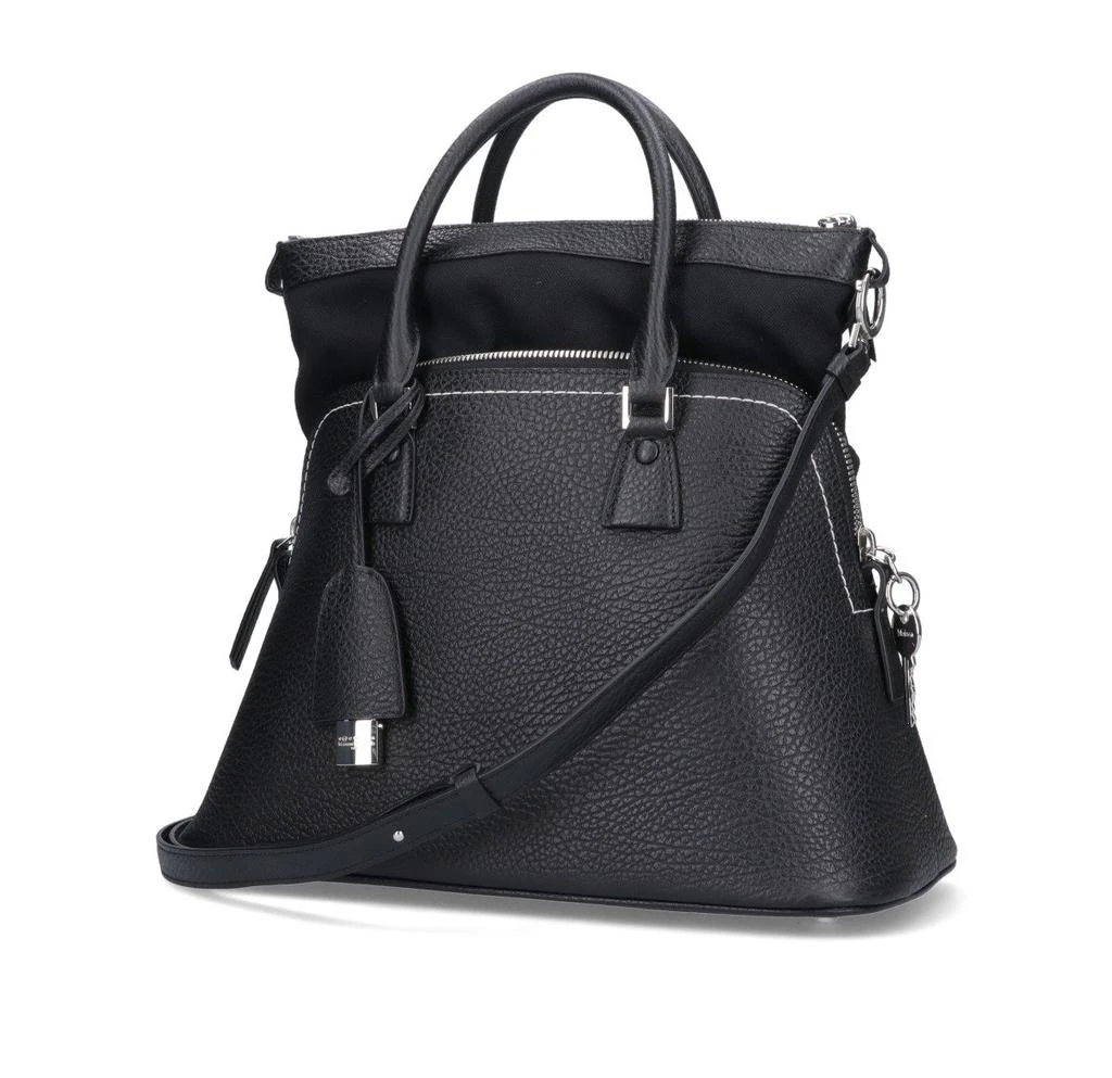 商品MAISON MARGIELA|Maison Margiela Logo Patch Zipped Tote Bag,价格¥18084,第3张图片详细描述
