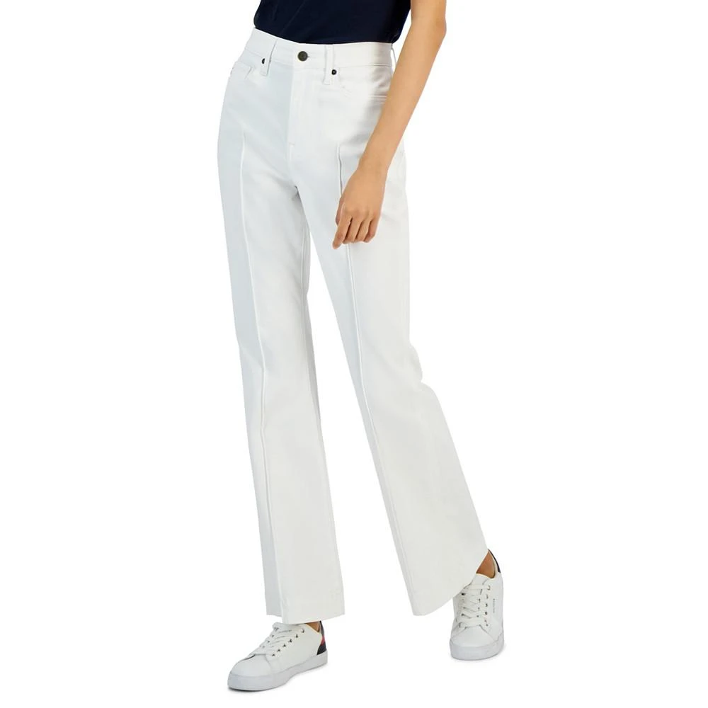 商品Tommy Hilfiger|Women's Seam-Front Flare-Leg Pants,价格¥150,第1张图片