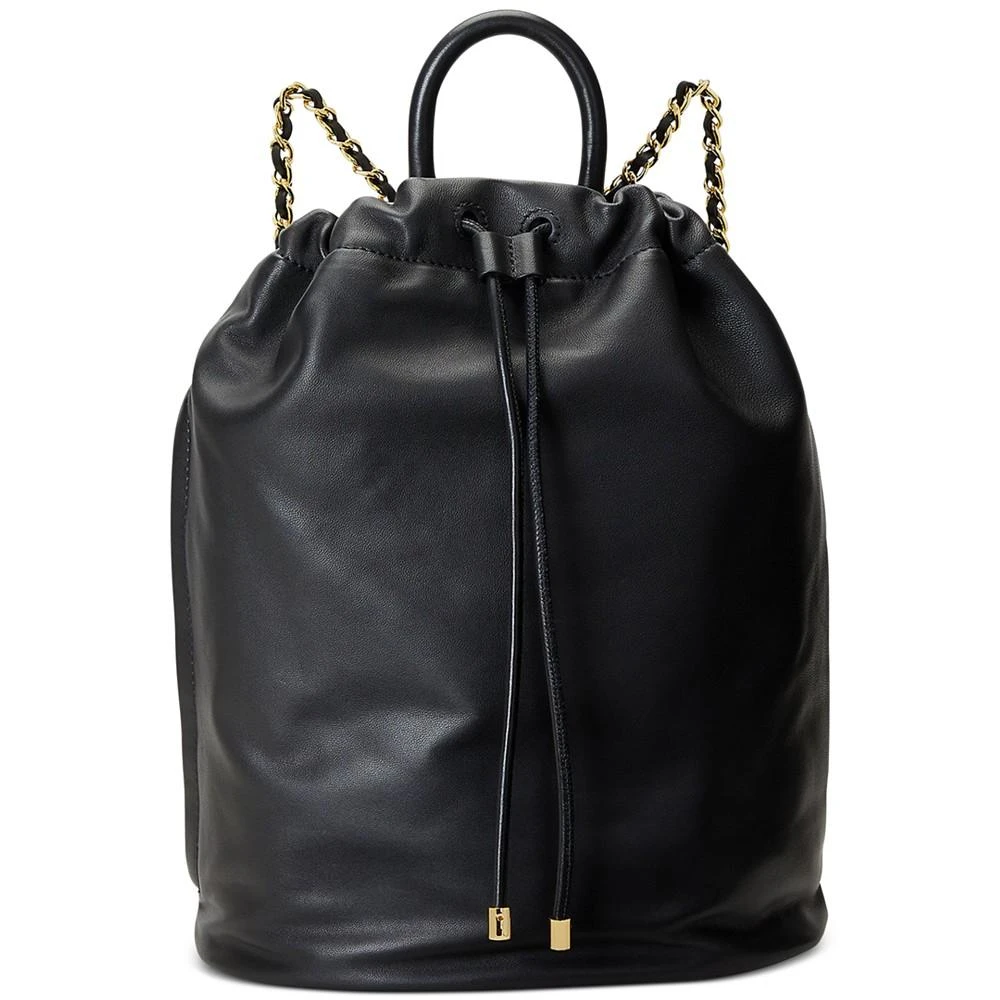 商品Ralph Lauren|Nappa Leather Medium Izzie Backpack,价格¥1769,第1张图片