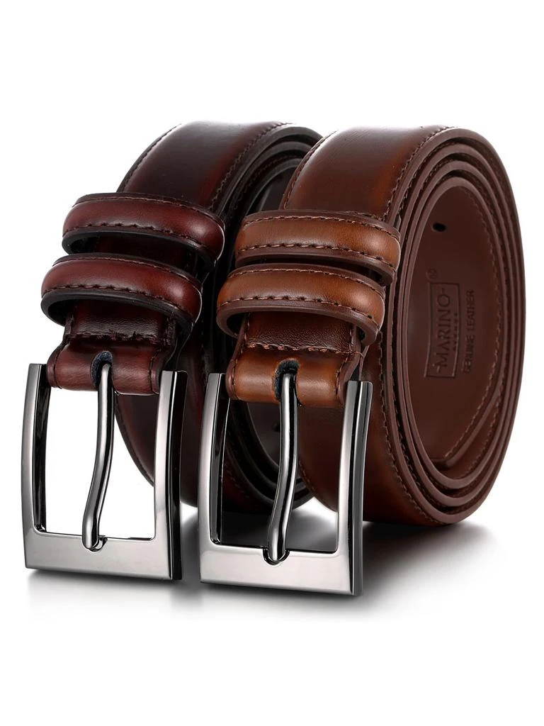 商品Mio Marino|Dual Ring Leather Belt,价格¥198,第1张图片