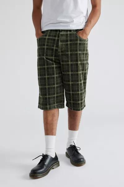 Jaded London Brooklyn Longline Plaid Cord Short – On Sale Now with