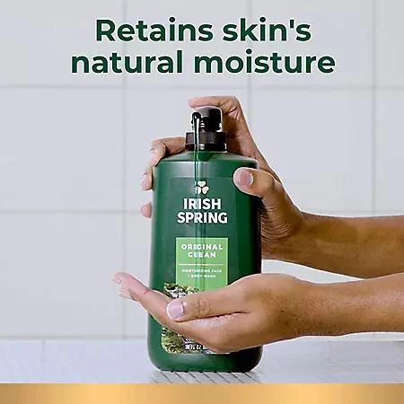 商品Irish Spring|Irish Spring Body Wash for Men, Original Clean, 30 fl. oz., 2 pk.,价格¥90,第5张图片详细描述