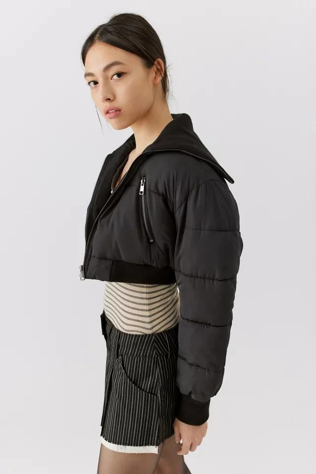 商品Urban Outfitters|UO Lily Cropped Puffer Jacket,价格¥76,第4张图片详细描述