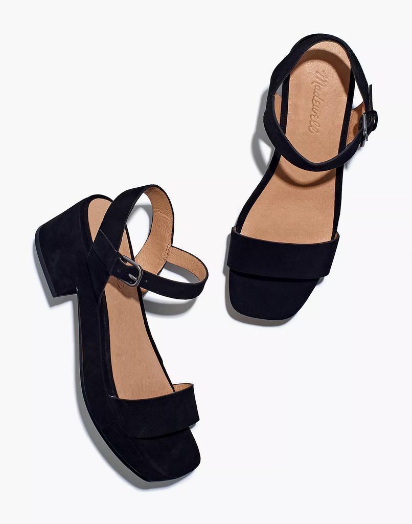 商品Madewell|The Lina Platform Sandal in Suede,价格¥1090,第1张图片