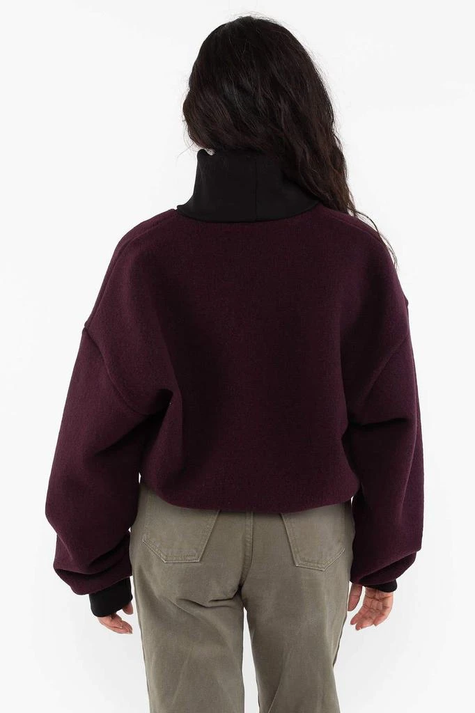 商品Los Angeles Apparel|RWHR313 - Wool Turtleneck Sweater with Heavy Cotton Rib,价格¥897,第3张图片详细描述