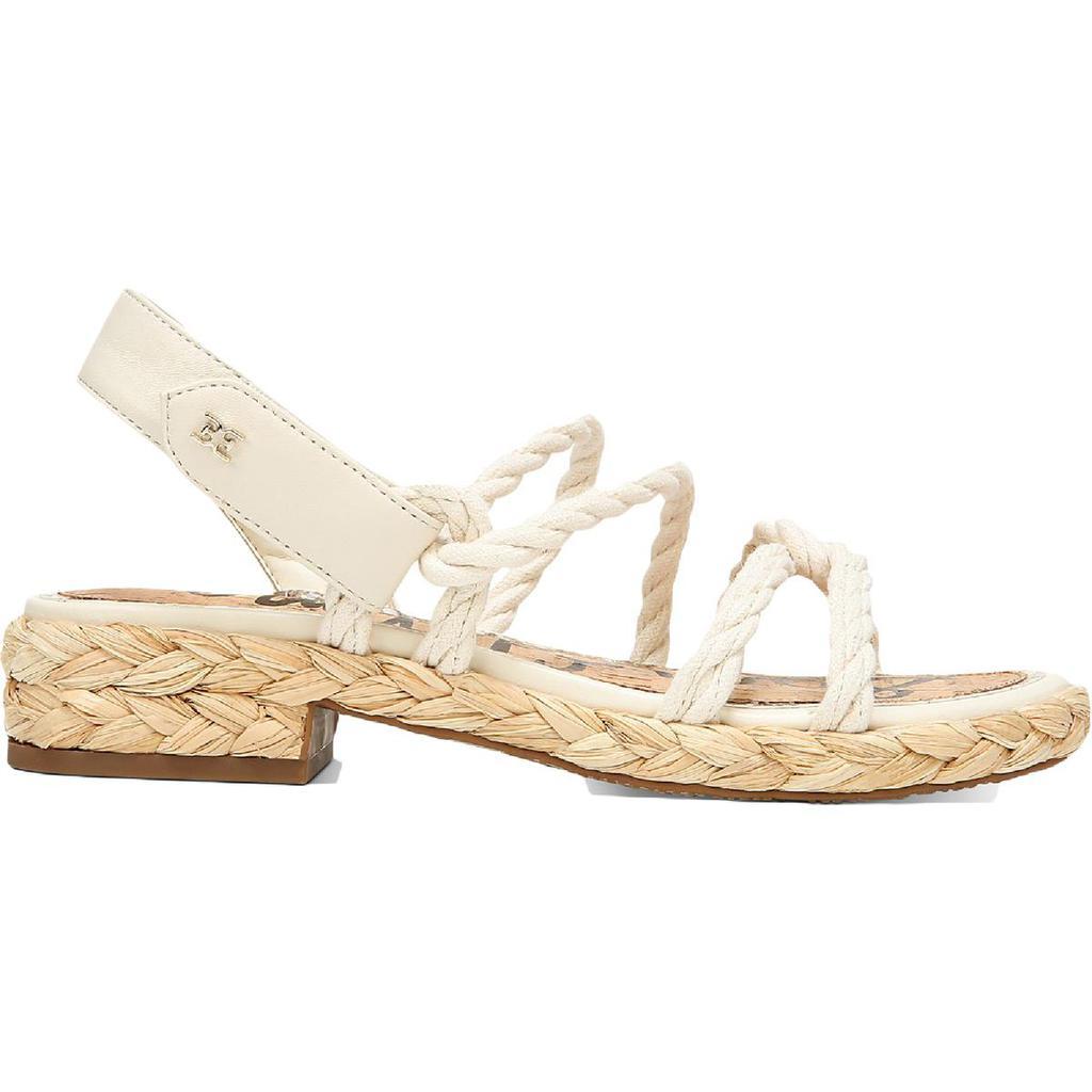 商品Sam Edelman|Sam Edelman Womens Cristan Leather Rope Heel Sandals,价格¥466,第5张图片详细描述