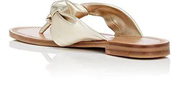 商品Diane von Furstenberg|Etna Leather Thong Sandals,价格¥588,第3张图片详细描述