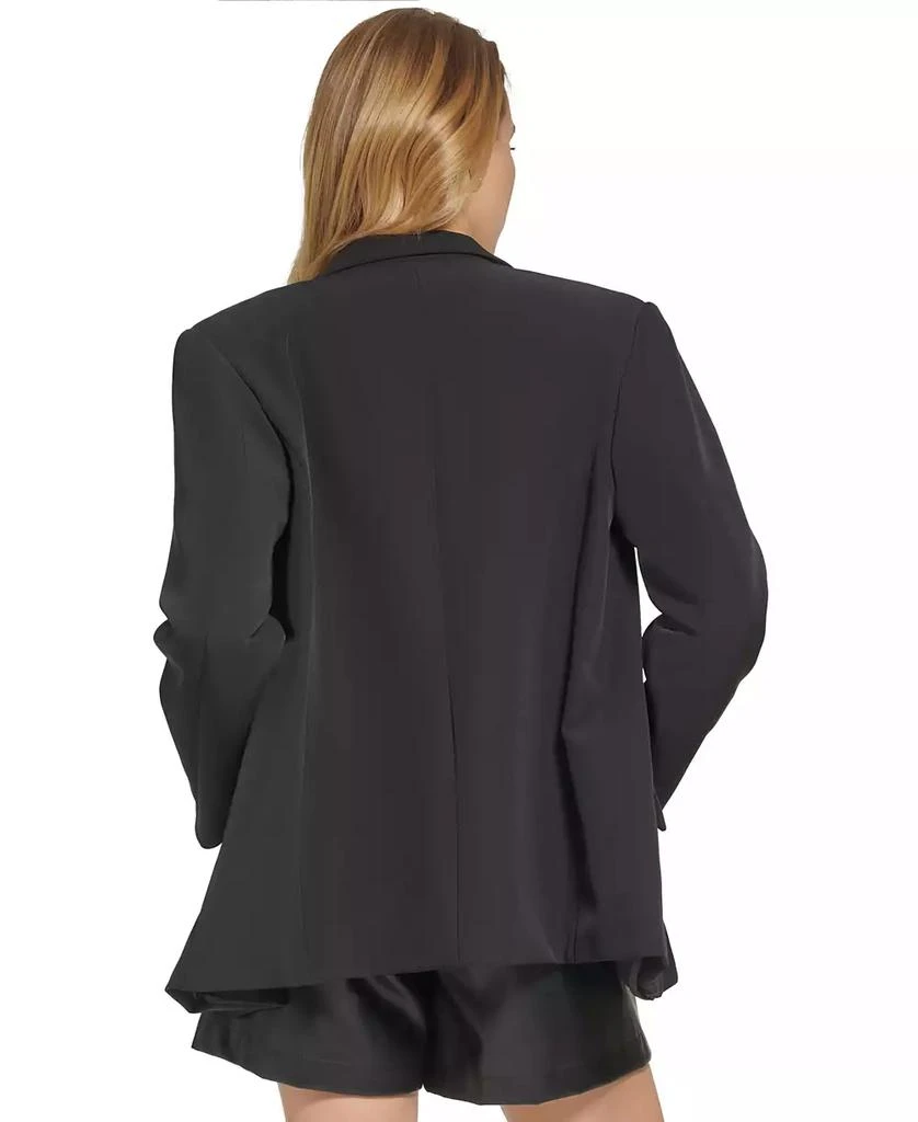 商品DKNY|Women's Peak Lapel Two-Button Long-Sleeve Blazer,价格¥1114,第2张图片详细描述