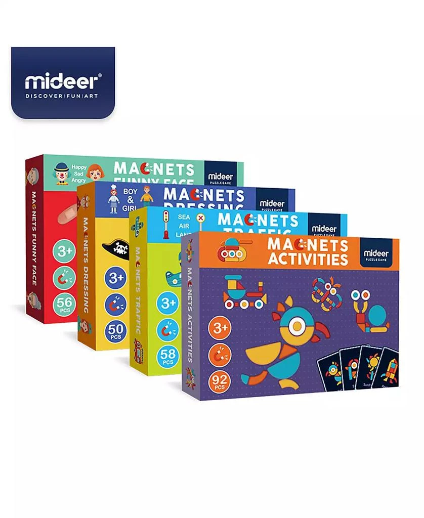 商品MiDeer|Magnetic Funny Face Puzzle Set, 65 Piece,价格¥190,第2张图片详细描述