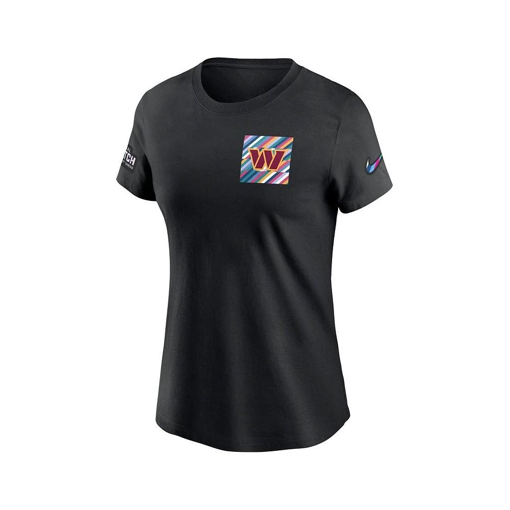 商品NIKE|Women's Black Washington Commanders 2023 NFL Crucial Catch Sideline Tri-Blend T-shirt,价格¥225,第2张图片详细描述