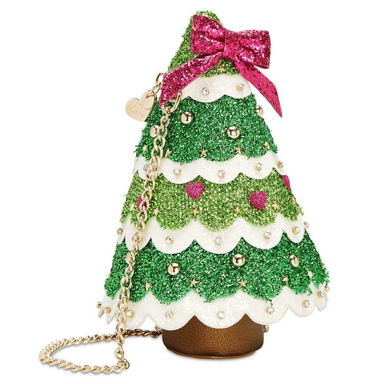 商品Betsey Johnson|圣诞树迷你斜挎包,价格¥392,第1张图片