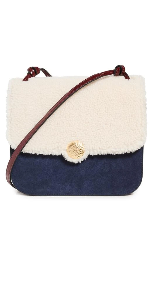 商品Staud|Staud Tess Shearling Crossbody Bag,价格¥1222,第1张图片