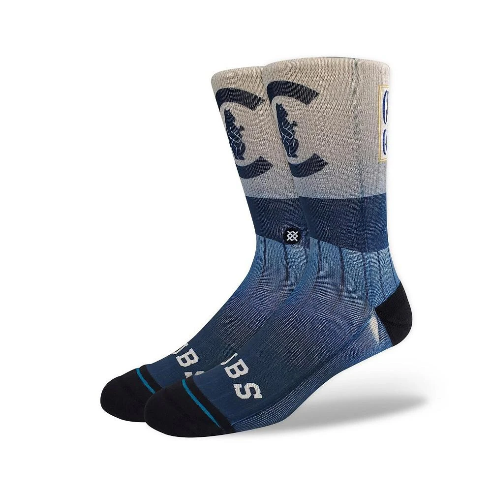 商品Stance|Men's Chicago Cubs Cooperstown Collection Crew Socks,价格¥151,第1张图片