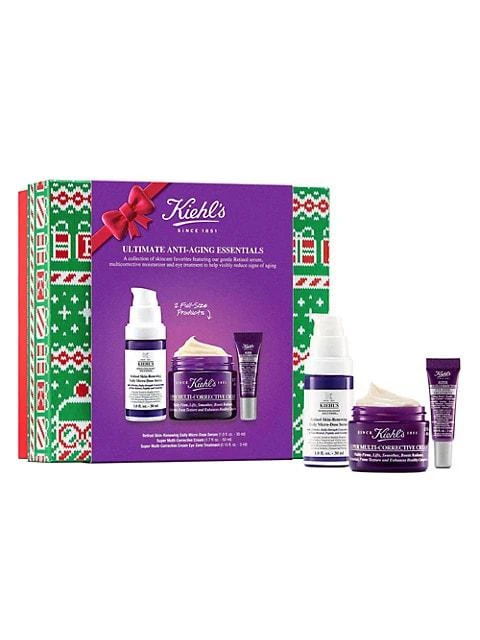 商品Kiehl's|Ultimate Anti-Aging Essentials 3-Piece Skin Care Set,价格¥612,第2张图片详细描述