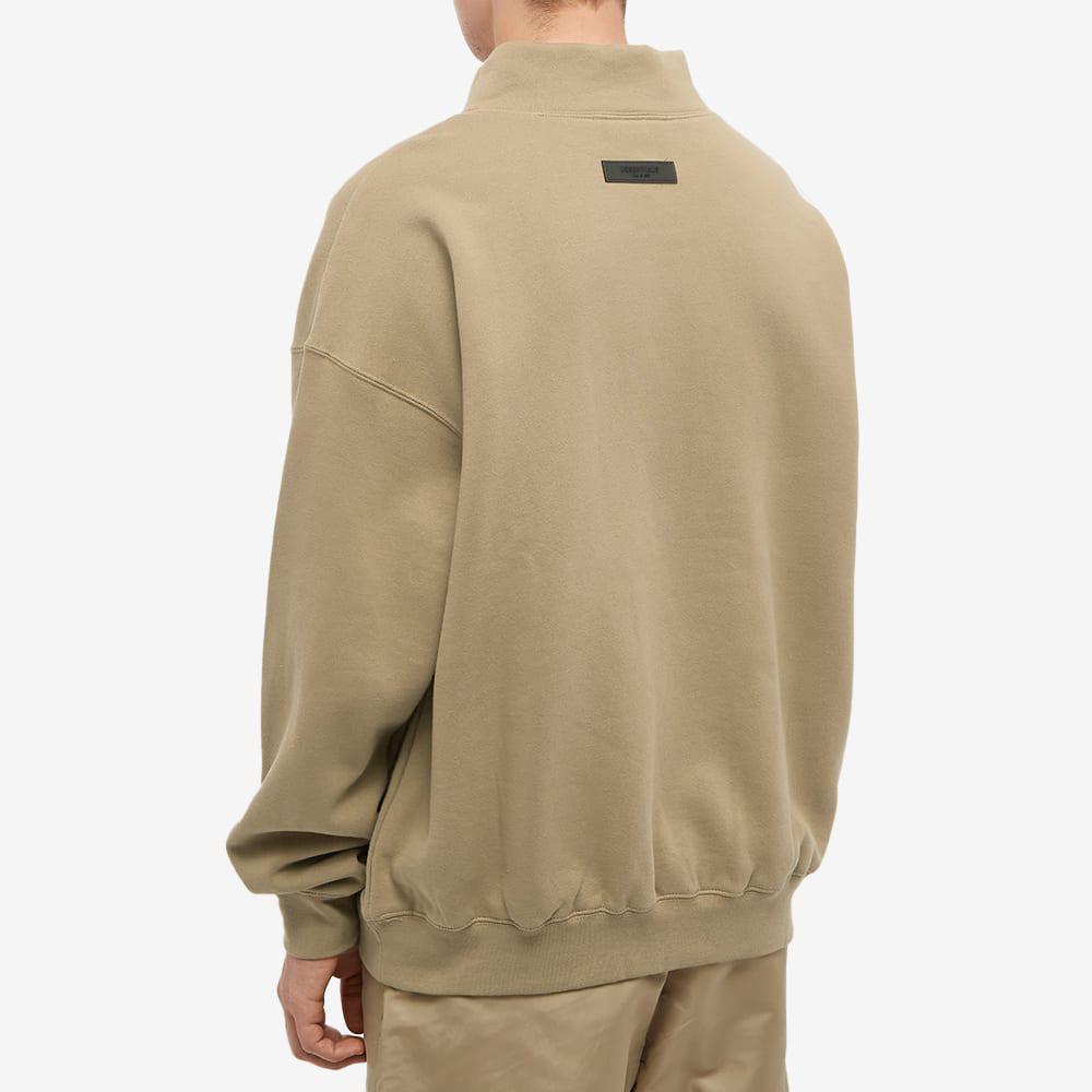 商品Essentials|Fear of God ESSENTIALS Logo Mock Neck Sweat - Oak,价格¥736,第5张图片详细描述