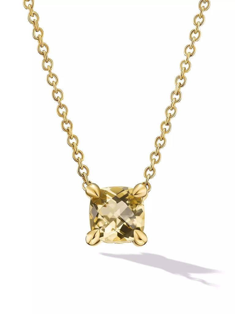 商品David Yurman|Petite Chatelaine Necklace in 18K Yellow Gold,价格¥4871,第1张图片