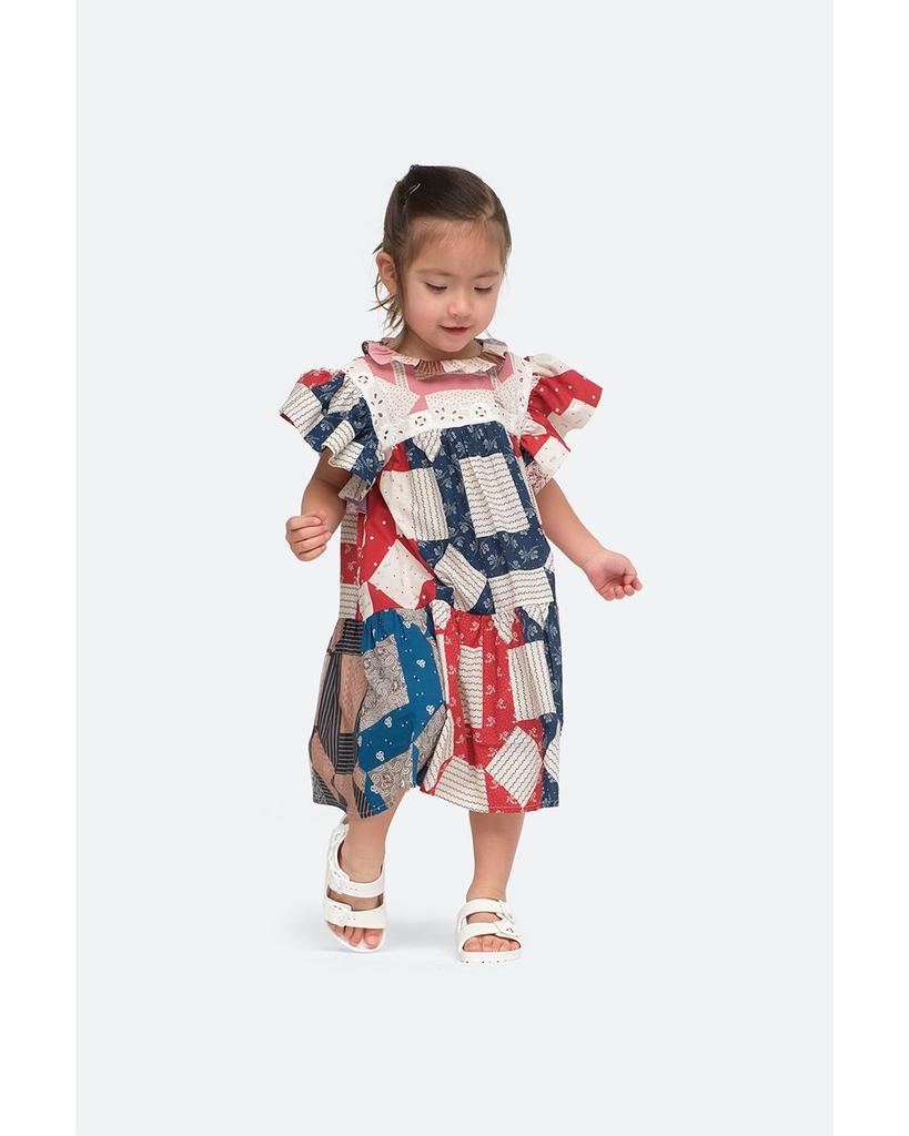 Girls' Nohr Patch Flutter Dress - Little Kid, Big Kid商品第4张图片规格展示