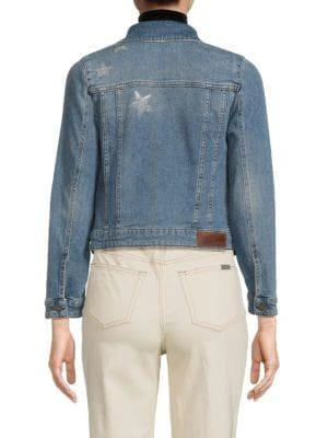 商品Zadig&Voltaire|Kioky Embellished Star Denim Jacket,价格¥1269,第2张图片详细描述