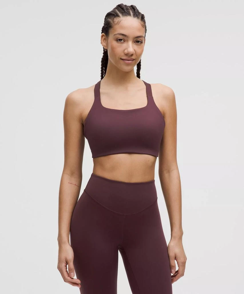 Ultralu Square-Neck Workout Bra *Medium Support, D/DD Cup 商品