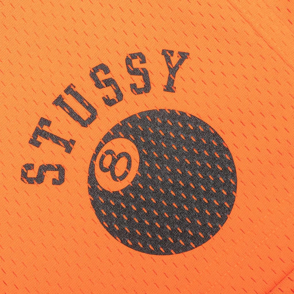 商品STUSSY|Stussy 8-Ball Mesh Short - Orange,价格¥648,第3张图片详细描述
