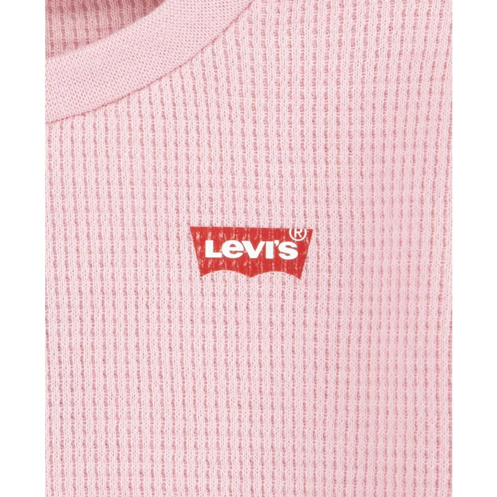 商品Levi's|Baby Girls Thermal Sweatshirt and Joggers, 2 Piece Set,价格¥170,第3张图片详细描述