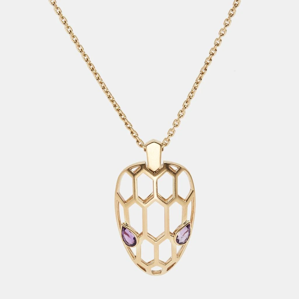 商品[二手商品] BVLGARI|Bvlgari Serpenti Seduttori Amethyst 18k Rose Gold Pendant Necklace,价格¥22076,第1张图片