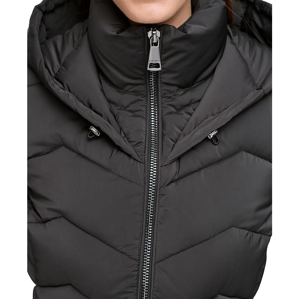 商品Calvin Klein|Women's Hooded Packable Puffer Coat,价格¥973,第4张图片详细描述