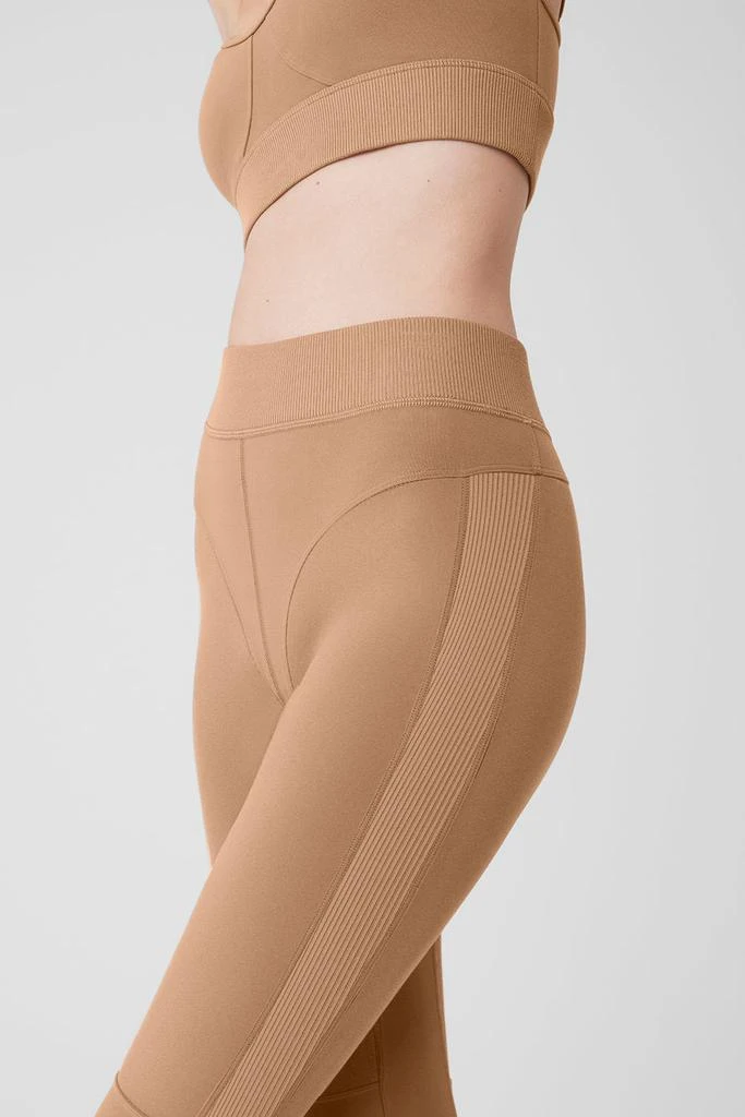 商品Alo|Alosoft High-Waist Head Start Legging - Toasted Almond,价格¥885,第4张图片详细描述