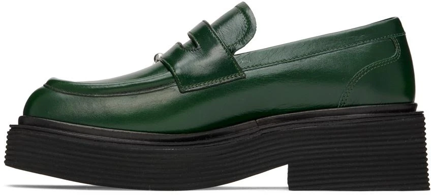 商品Marni|Green Piercing Loafers,价格¥1904,第3张图片详细描述