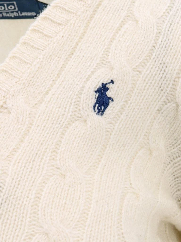 商品Ralph Lauren|Polo Ralph Lauren Cable-Knit V-Neck Jumper,价格¥1802,第3张图片详细描述
