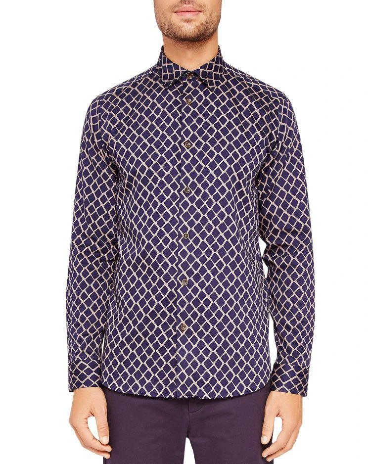 商品Ted Baker London|Ted Baker Dimonda Regular Fit Button-Down Shirt,价格¥726,第1张图片