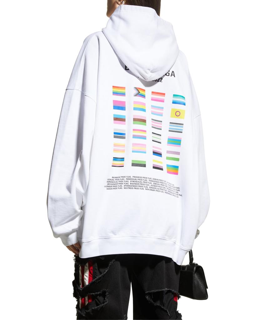 Logo Pride Series Oversized Hoodie商品第5张图片规格展示