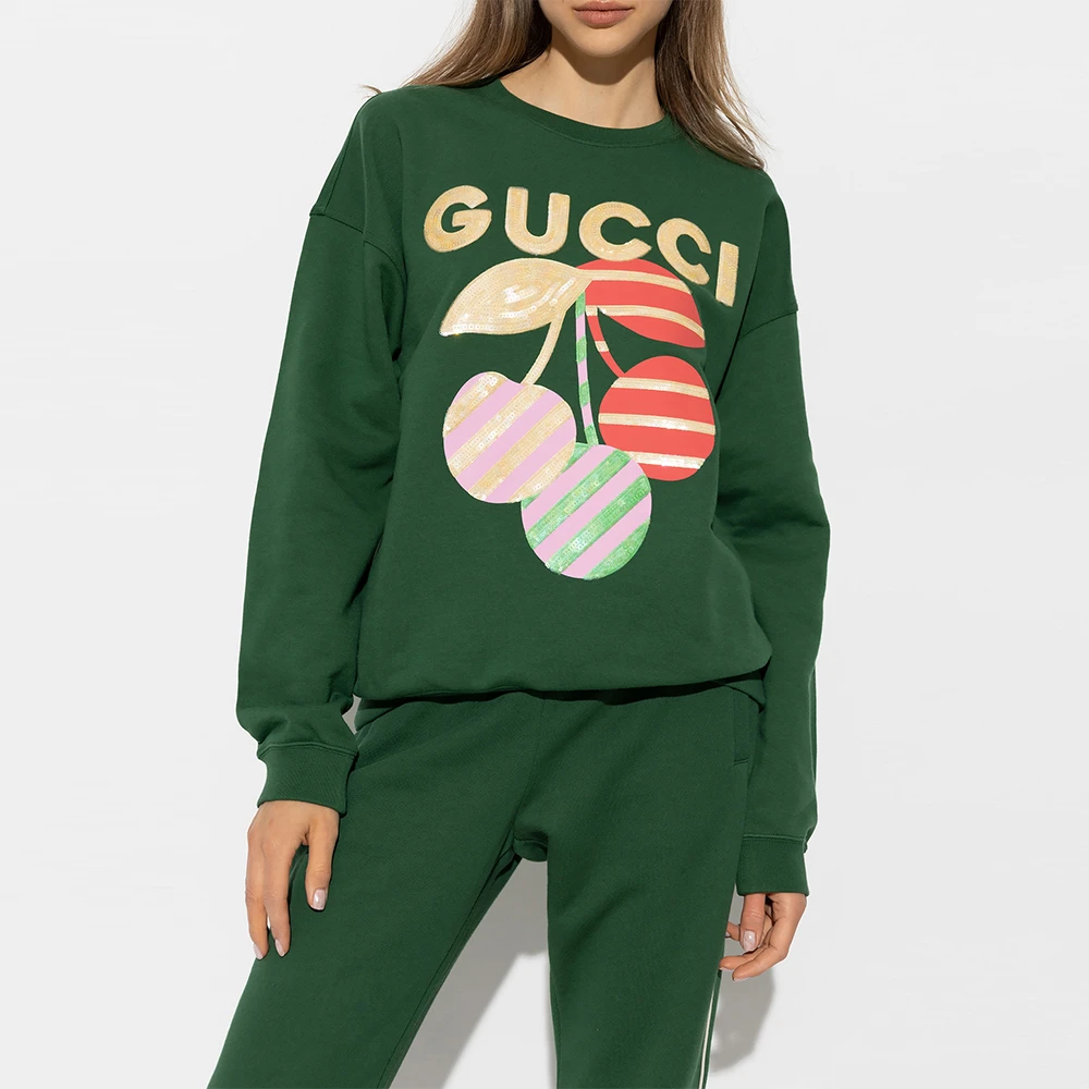 GUCCI 绿色女士卫衣/帽衫 756354-XJFVY-3754 商品