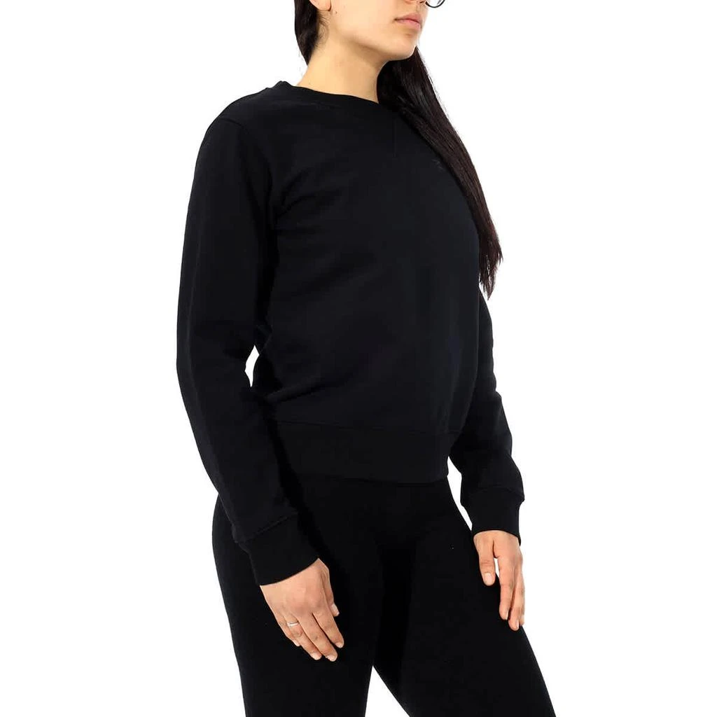 商品MAISON MARGIELA|Maison Margiela Black Logo-Embroidered Cotton Sweatshirt, Size Small,价格¥1749,第2张图片详细描述