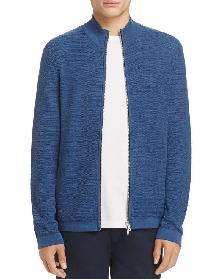 商品Theory|Avell Breach Herringbone Zip Cardigan - 100% Exclusive,价格¥438,第1张图片