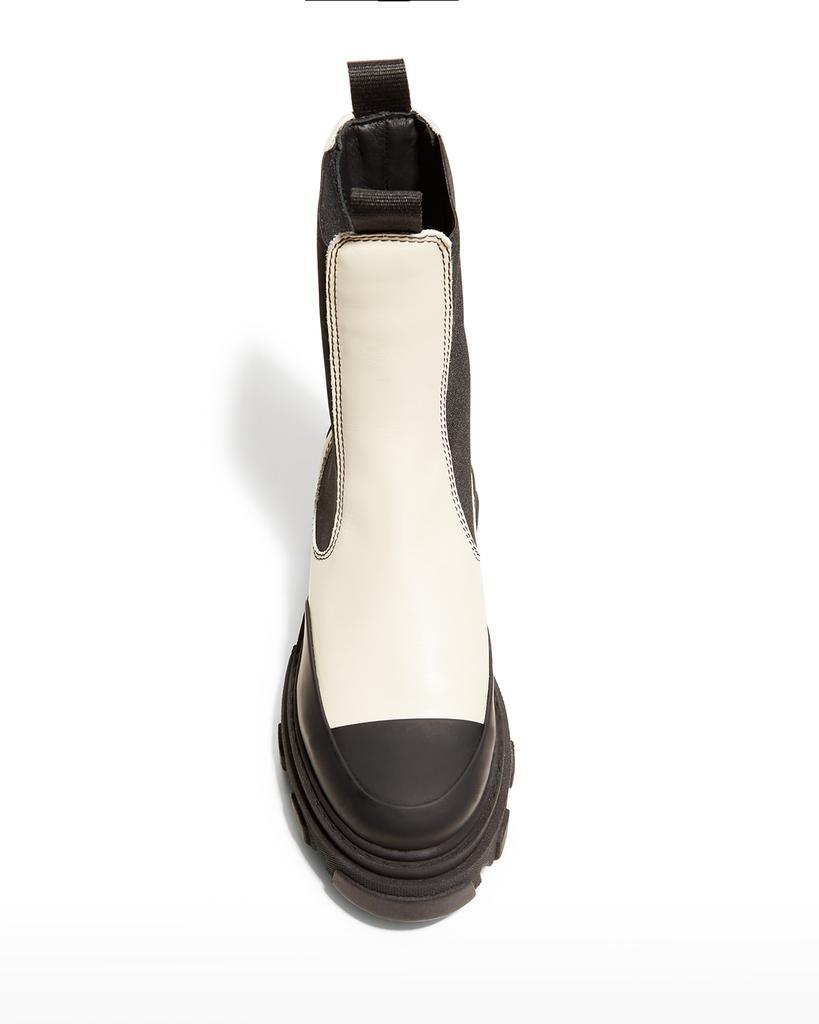 商品Ganni|Mid Rubber-Sole Chelsea Ankle Boots,价格¥3226,第7张图片详细描述