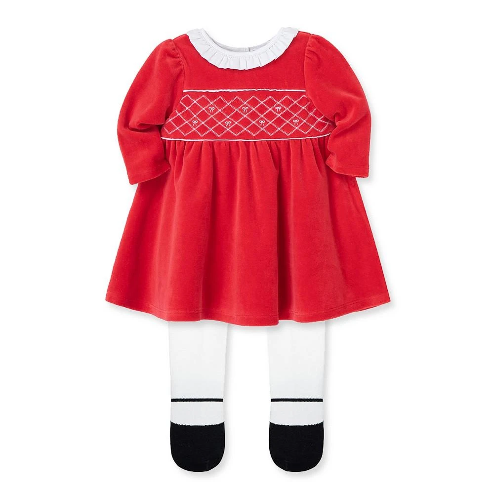 商品Little Me|Baby Girls Joyful Dress and Leggings Set,价格¥98,第1张图片