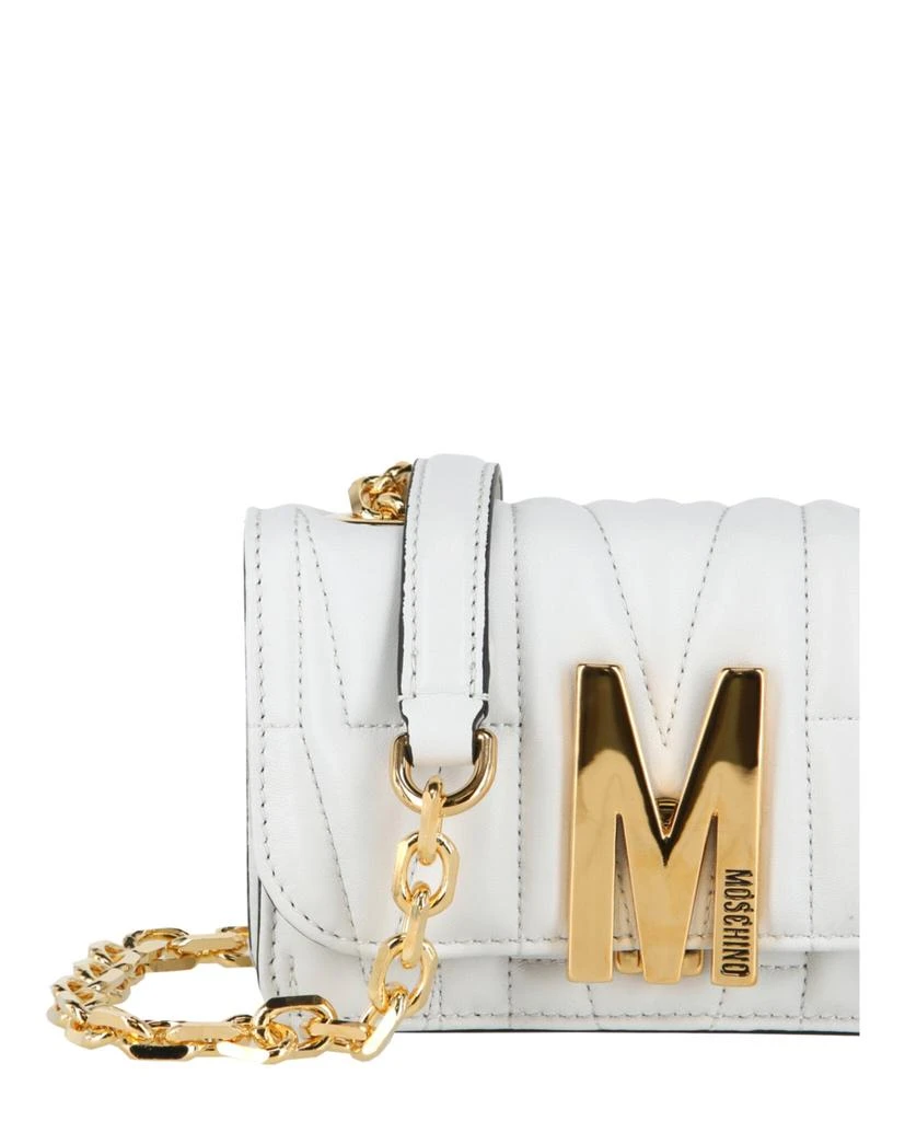 商品Moschino|Quilted M Leather Crossbody Bag,价格¥3000,第3张图片详细描述