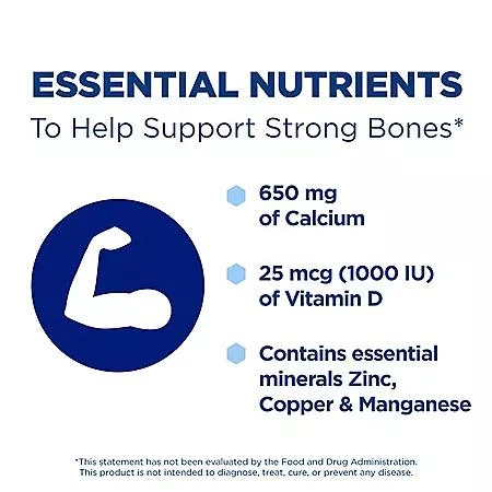 商品Citracal|Citracal Maximum Plus, Calcium Citrate +Vitamin D3 Supplement Tablets, 280 ct.,价格¥129,第4张图片详细描述