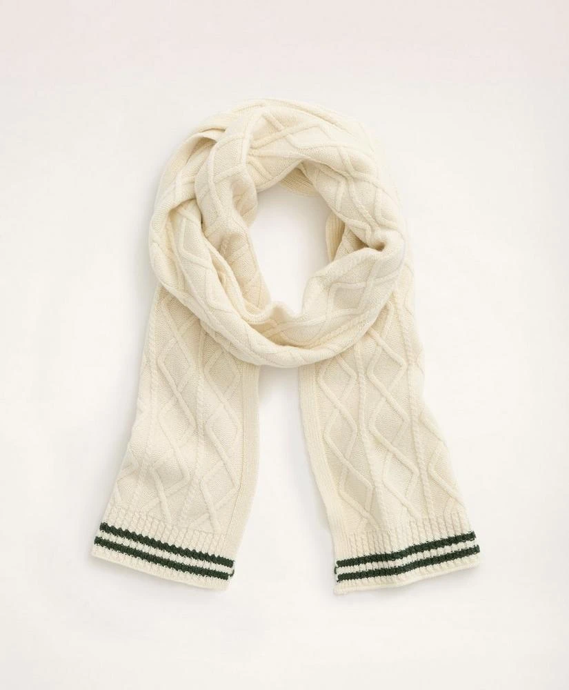 商品Brooks Brothers|Lambswool Cable Knit Scarf,价格¥547,第1张图片