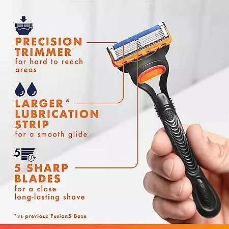 商品Gillette|Gillette Fusion5 Men's Razor Cartridges, 16 ct.,价格¥347,第2张图片详细描述